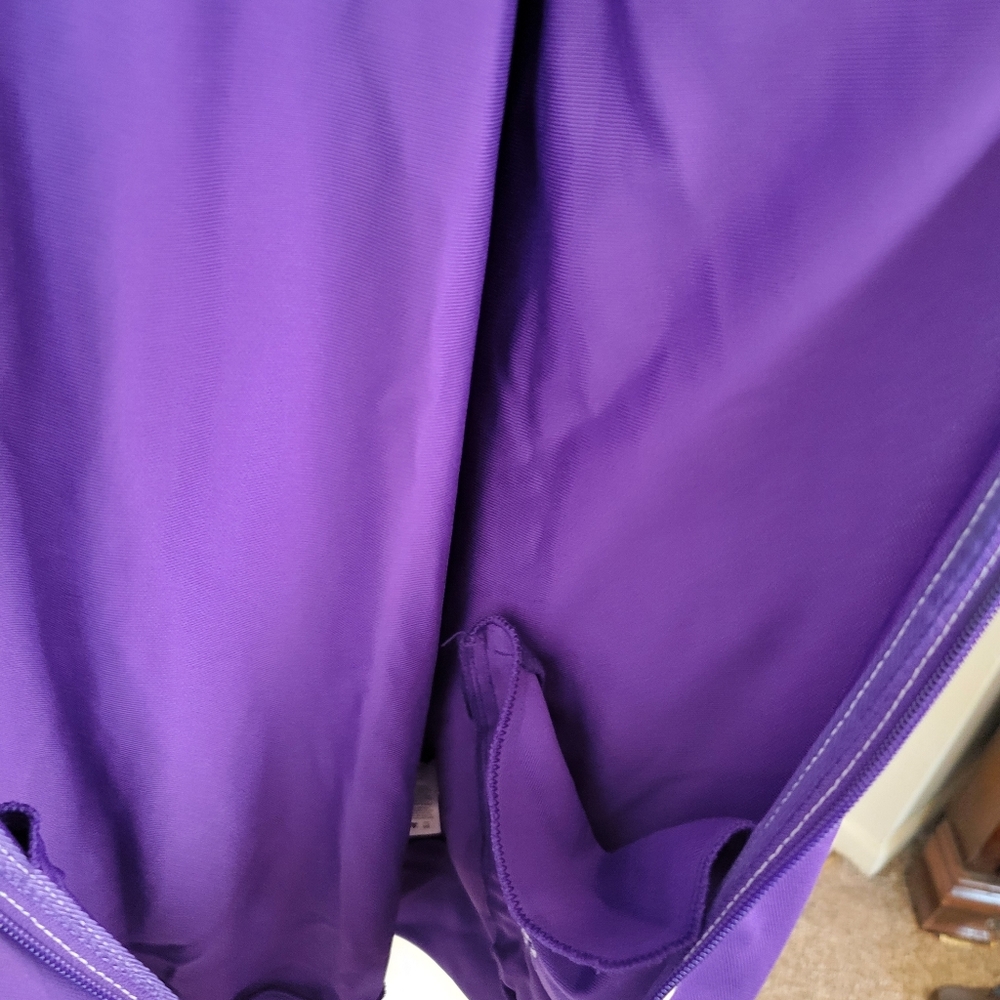 Nike Dri fit Retro purple white zippered jacket XL - Picture 2 of 6
